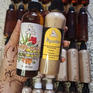 HAIRCARE BUNDLE Herbal Hair Oil+Herbal Shampoo (HOMEMADE)