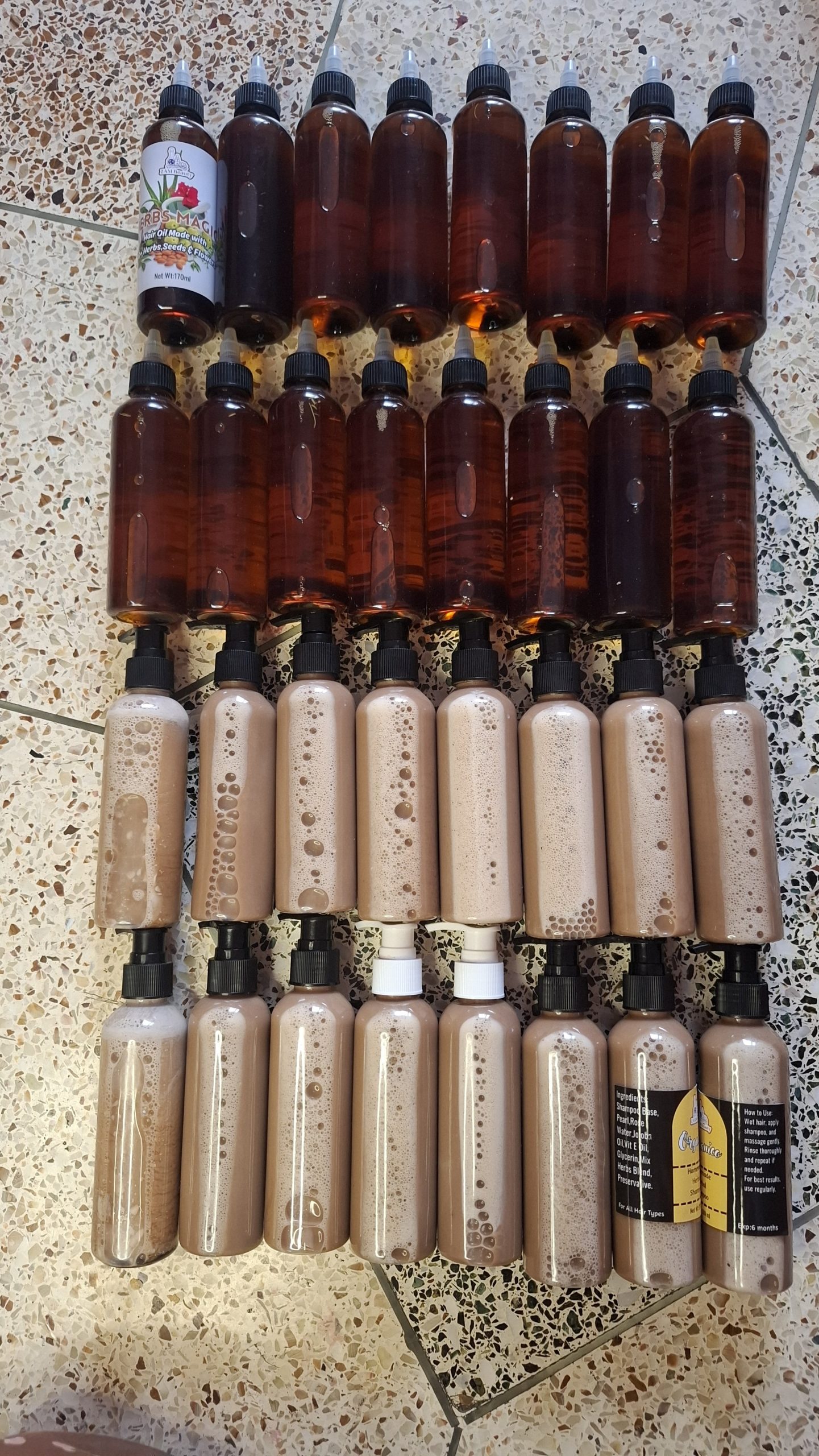 HAIRCARE BUNDLE Herbal Hair Oil+Herbal Shampoo (HOMEMADE) - Image 3
