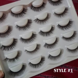6D EYELASHES (Pack of 10 Pairs