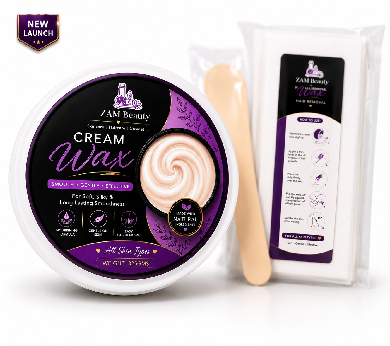 PAINLESS CREAM WAX - 325gms